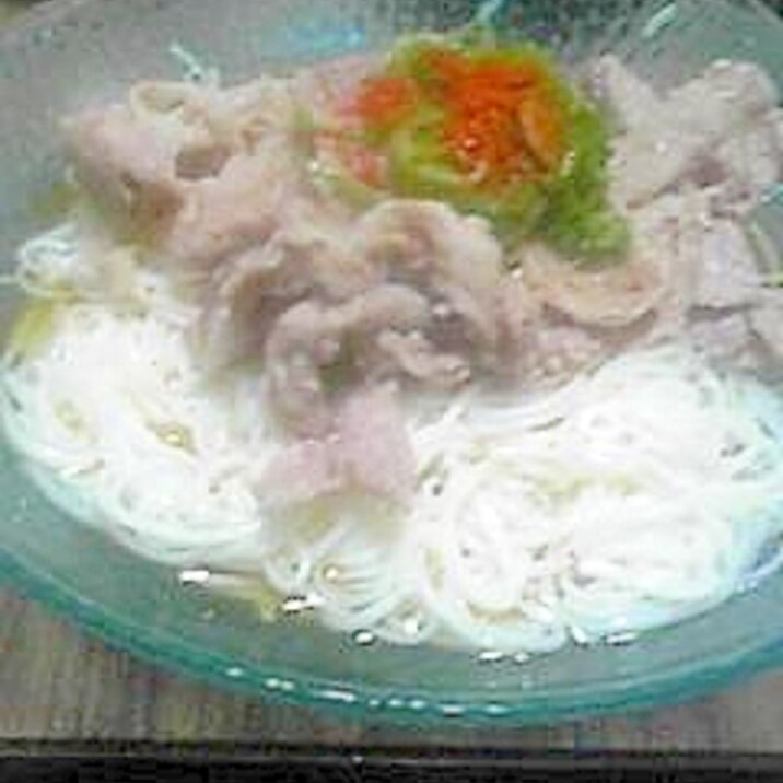 豚しゃぶしゃぶ素麺